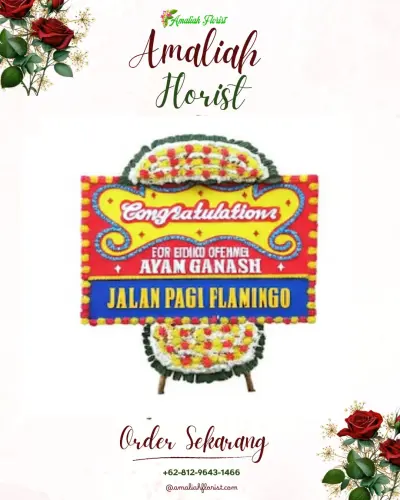Bunga Papan Congratulation di Sumberagung